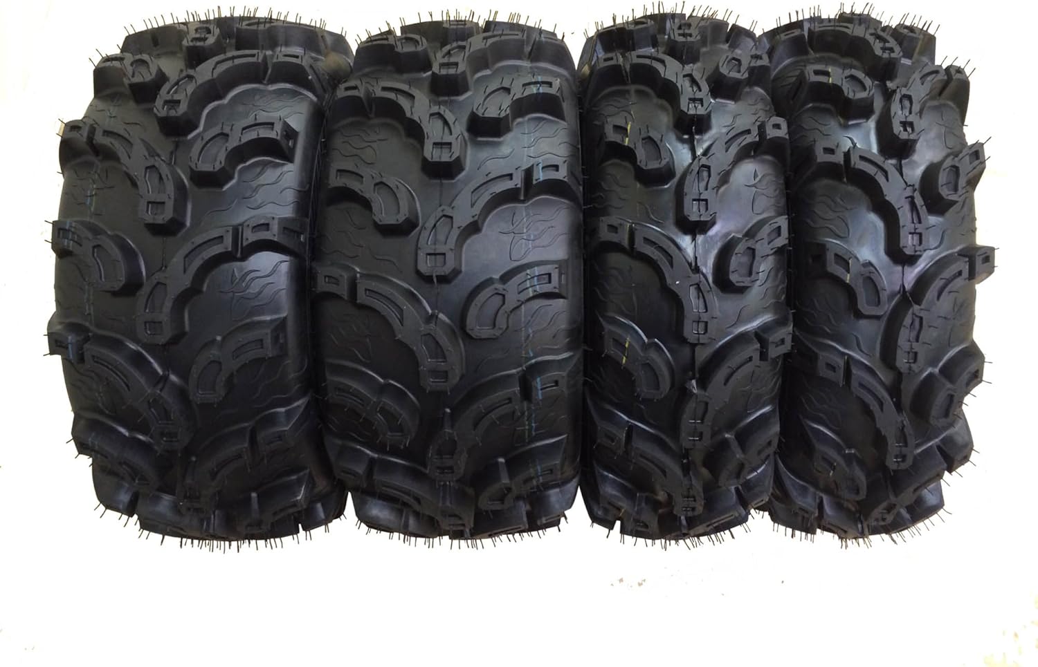 Set of 4 WANDA ATV UTV Tires 27x9-12 27x9x12 6PR Super Lug Mud …