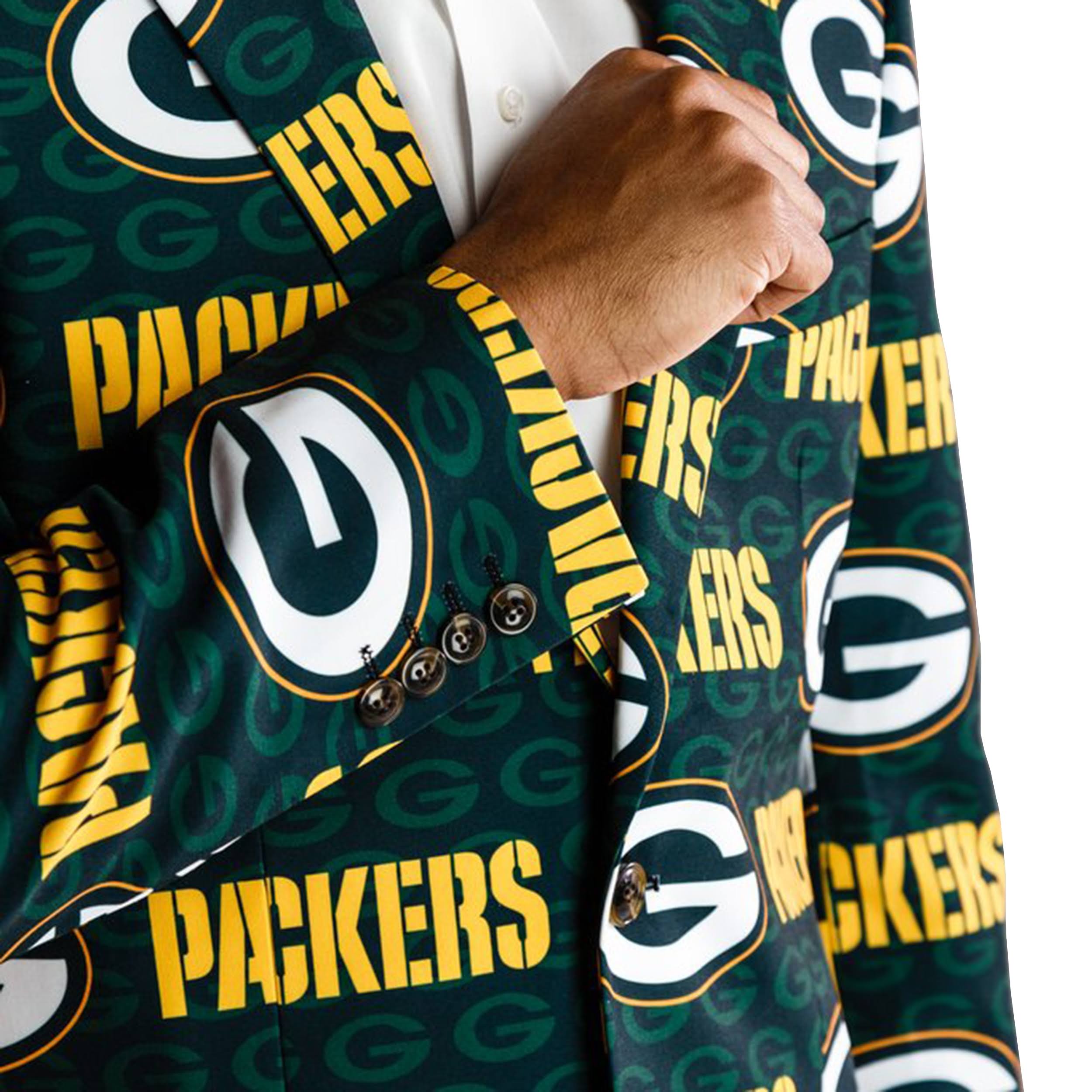 Packers Super Fan Blazer 42 Green u0026 Gold