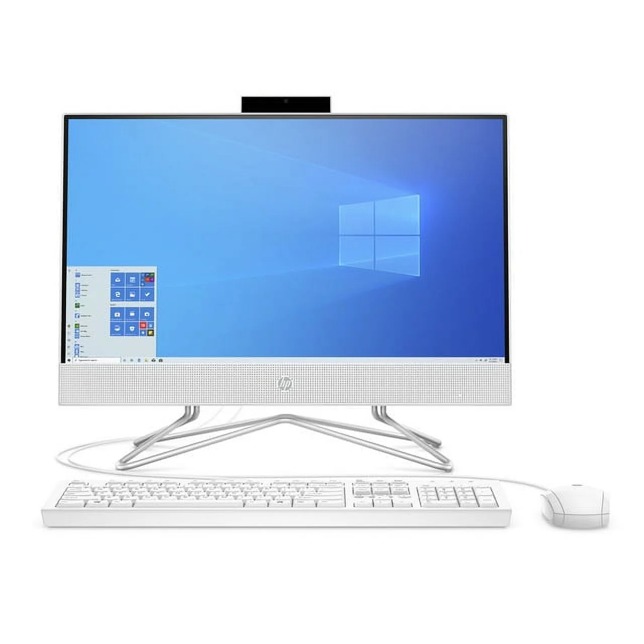 Restored HP 24-df1149 23.8" FHD Touchscreen All-in-One Intel Core i5-1135G7 2.40GHz 8GB RAM 512GB SSD Wi-Fi Bluetooth Webcam Windows 11 Home (Refurbished) - Curated Treasures Market