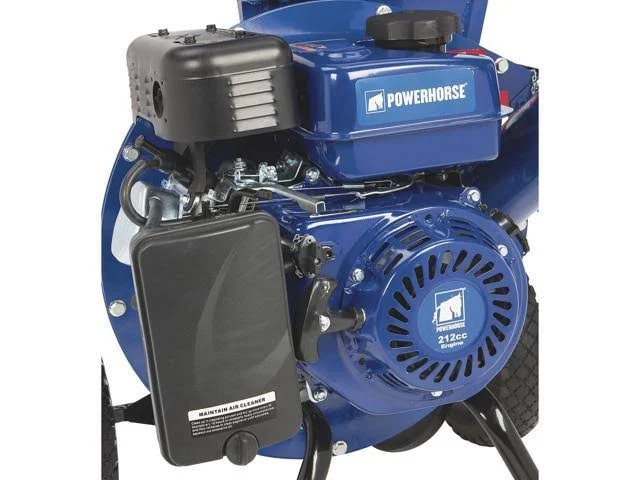 Powerhorse 3-in-1 Chipper/Shredder- 212cc RATO OHV Engine 3in Chipping Capacity LCE01