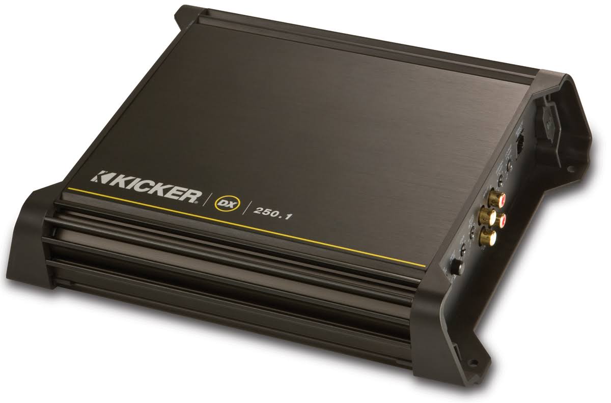Kicker Dx250.1 250W 2-Ohm Mono Class D Car Audio Amplifier