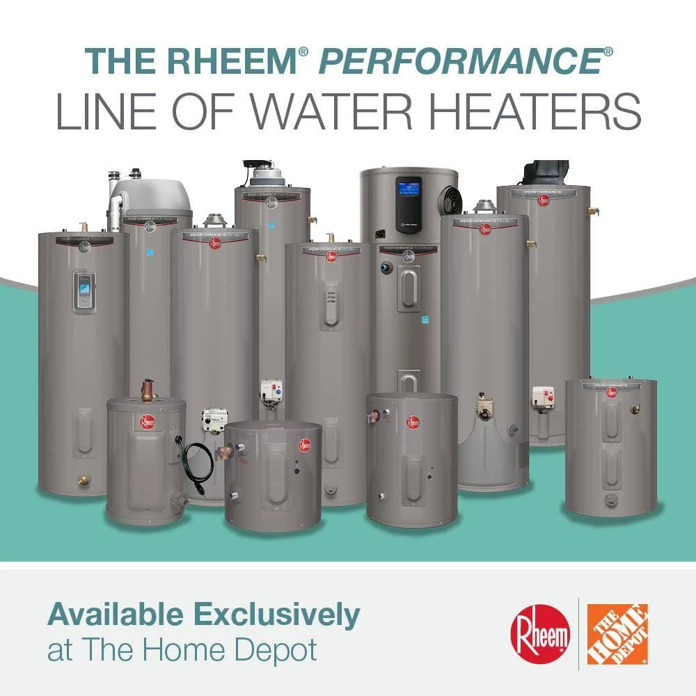 Rheem Performance Plus 40 gal. Tall 9 Year 38,000 BTU Ultra Low Nox (ULN) GAS