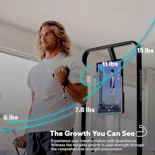Gym Monster Smart Home Gym, Multifunctional Strength Training Machine, Smith Machine Power Cage Workout Station, Squat Rack Cable Machine, Full Body Fitness Equipment for Home Workout