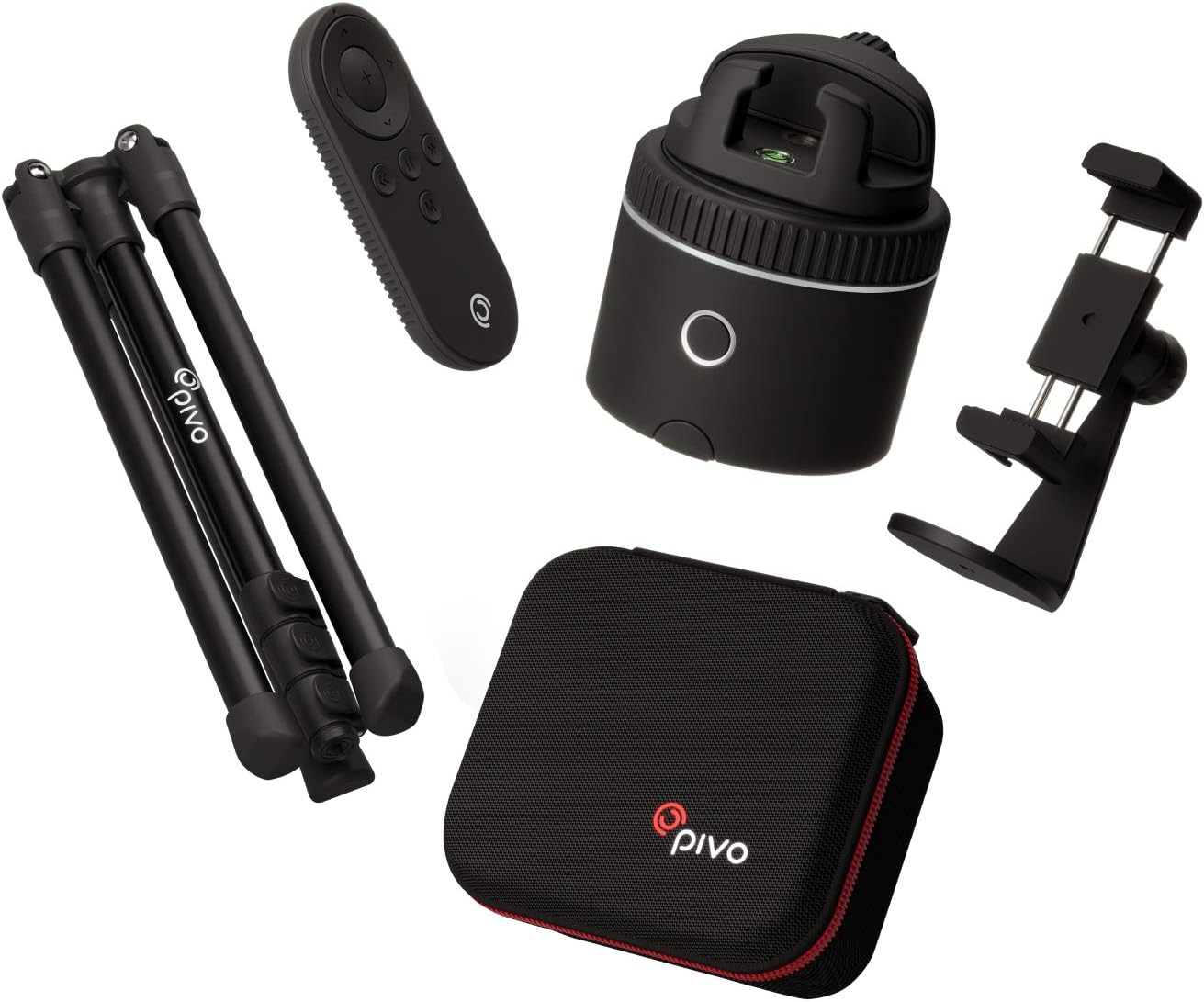 Pivo Pod Active Standard Pack (Pod Silver) - Fast Auto Tracking Complete Set Powered by AI - Tripod, Mount & Case Included - Active Lifestyle Outdoors Sports & Horse Riding