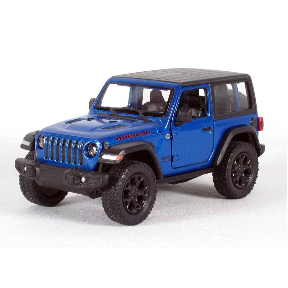 5x22 Die-Cast Box of 12: 2018 Jeep Wrangler Rubicon Hard Top (Blue, Green, Red and Yellow)