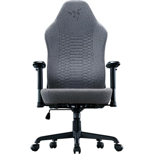 Razer Iskur V2 X Ergonomic Gaming Chair: Built-in Lumbar Support - Widened Seat Base - High Density Foam Cushions - Adjustable 152 Degree Recline - 2D Armrests - Plush Fabric Finish - Black