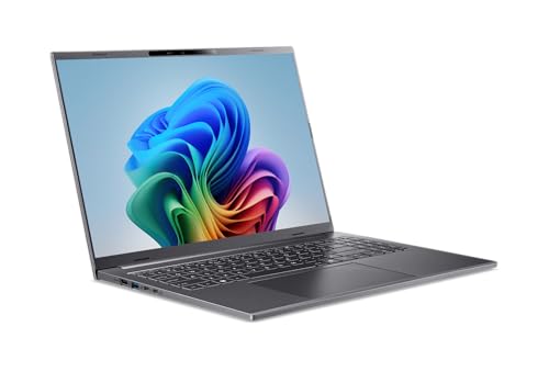 Acer Swift 14 AI Copilot+ PC | 14.5" 2.5K 120Hz Display | Unlock AI Experiences | Snapdragon X Plus 10-Core Processor | 16GB LPDDR5X | 1TB Gen 4 SSD | Wi-Fi 7 | Windows 11 Home | SF14-11-X128