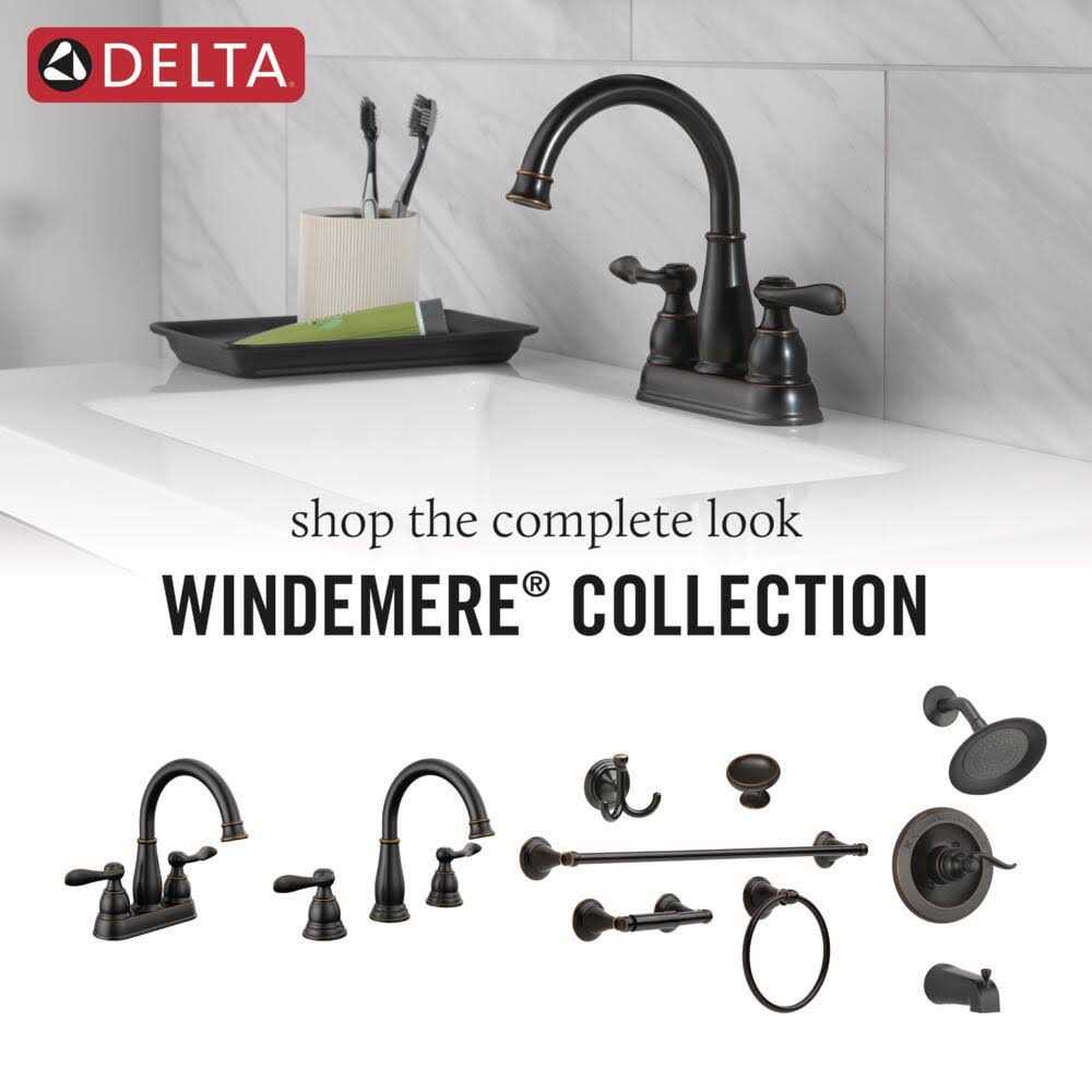 Delta Windemere Oil Rubbed Bronze Centerset Bathroom Sink Faucet 4 - Shop Hardware Tools Online Store