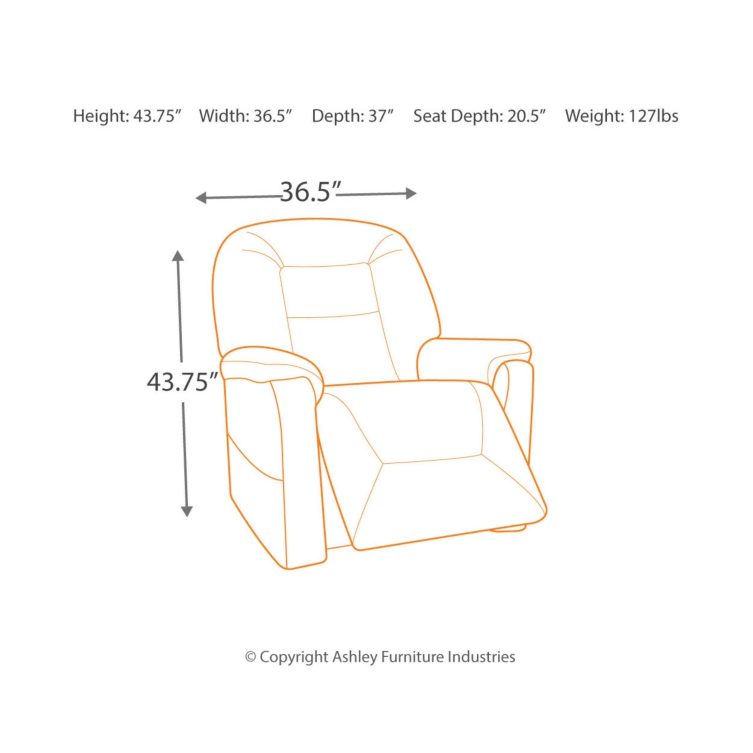 Ashley Samir Power Lift Recliner