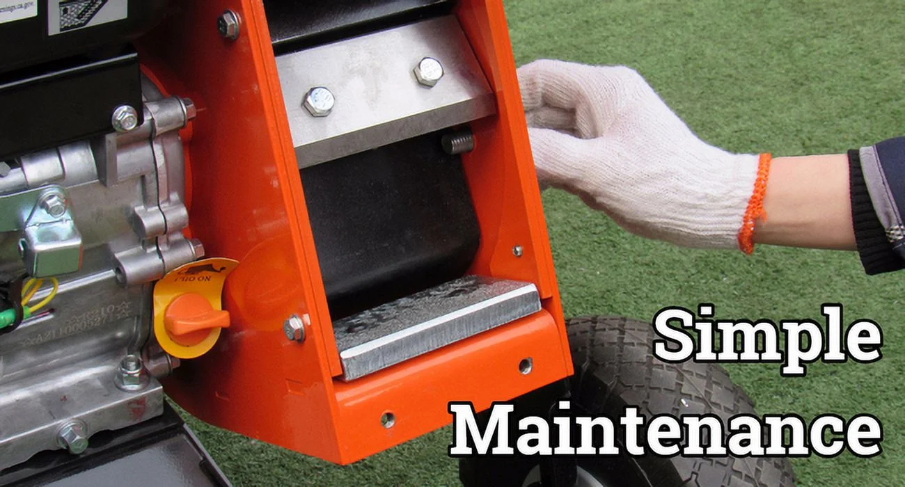 EFCUT R0 Wood Chipper Shredder Mulcher 7HP Gas Powered Heavy Duty Compact Design 3" Inch Max Capacity 104 lb