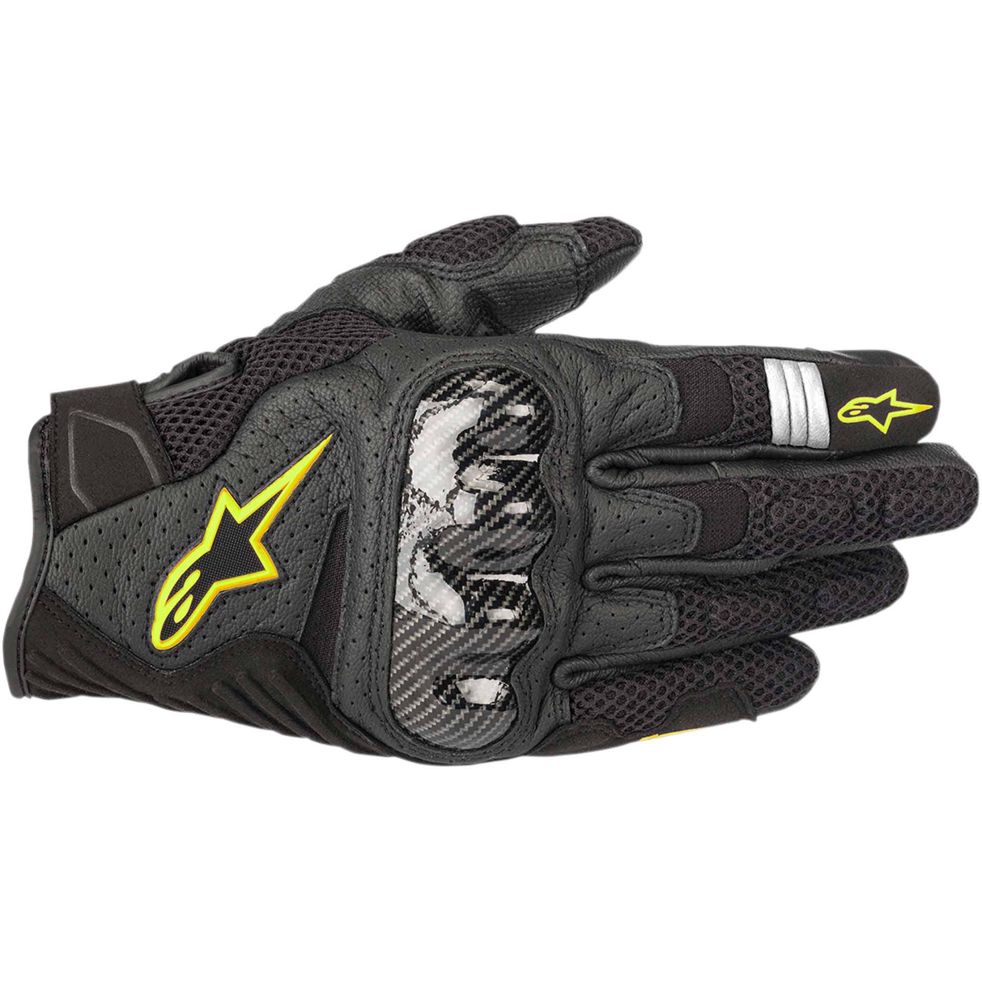 Alpinestars SMX-1 Air V2 Black White Gloves