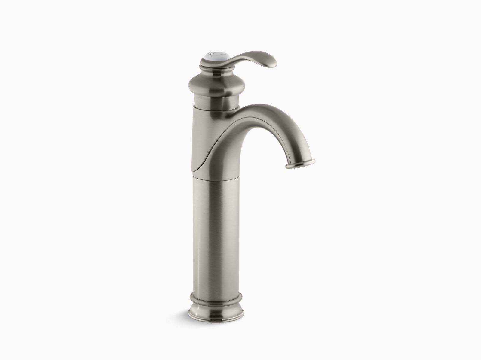 Kohler K-12183 Fairfax Single Hole Bathroom Faucet - - Brushed Nickel