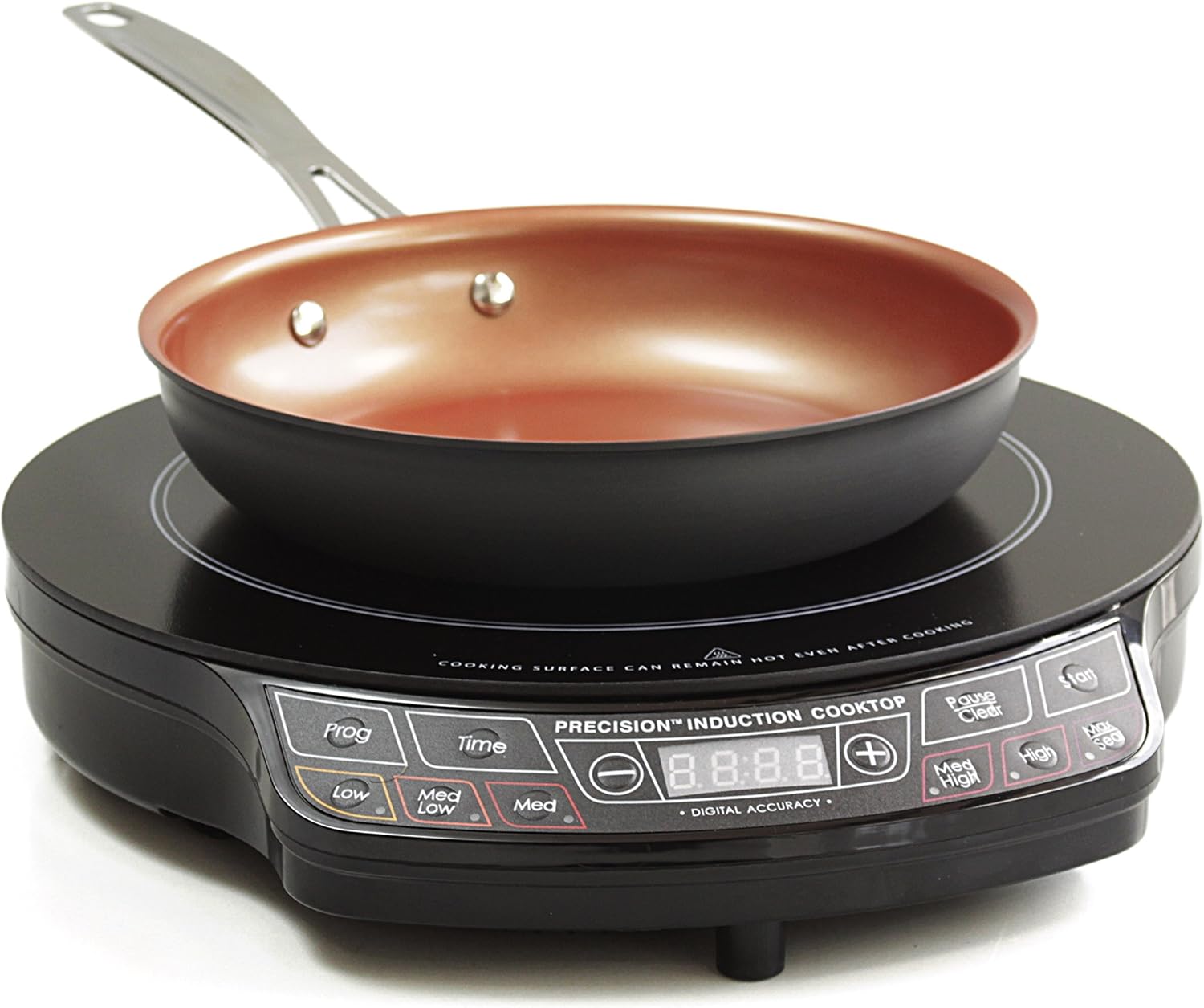 Enjoy this Special Deal with NuWave PIC GOLD 1500 Watts- Induction Cooktop With Healthy Ceramic 9" Fry Pan