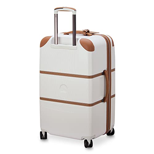 DELSEY PARIS Chatelet Air 2.0 Hardside Luggage with Spinner Wheels, Angora, Checked-Large 28 Inch