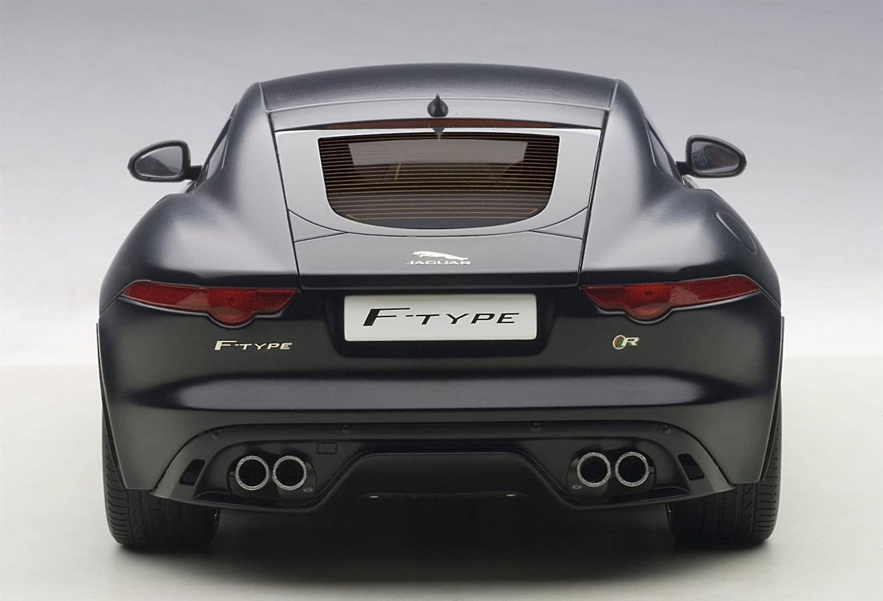 Jaguar F Type 2015 R Coupe Matt Black 1:18 Scale AUTOart 73652