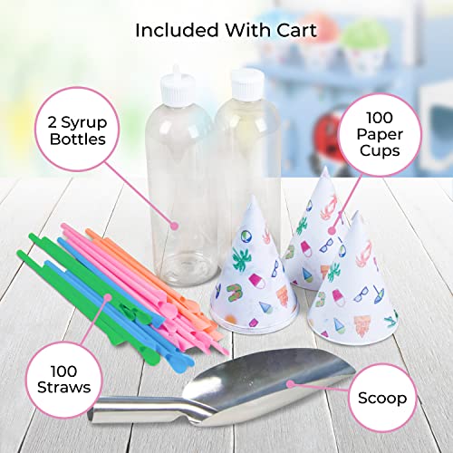 Nostalgia Snow Cone Shaved Ice Machine