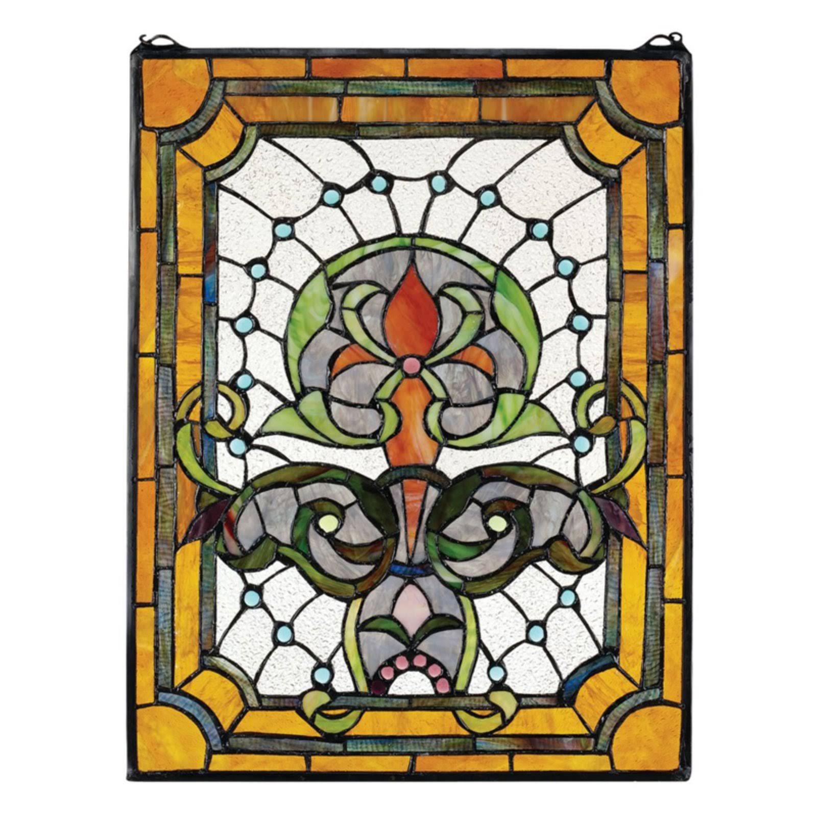 Design Toscano Kendall Manor Stained Glass Window