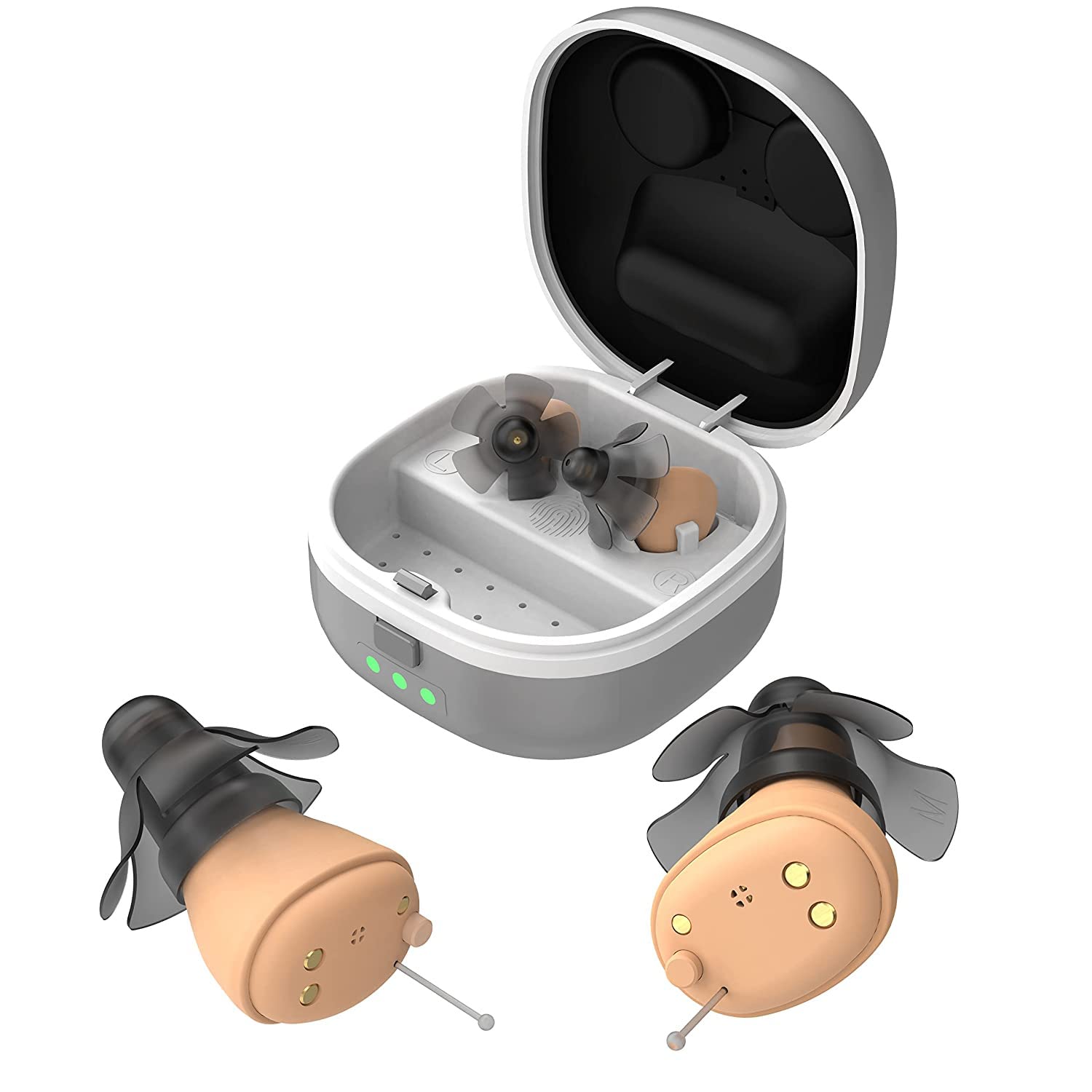 Rechargeable Hearing Amplifier, Hearing Aids For Seniors Adults Hearing Amplifier With Noise Cancelling Portable Hearing Assist Devices With Volume Control