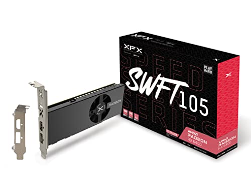 XFX Swift AMD Radeon RX 9060 XT OC Gaming Edition with 8GB GDDR6 HDMI 2xDP, AMD RDNA 4 RX 9060XT RX-96TSW8GBA