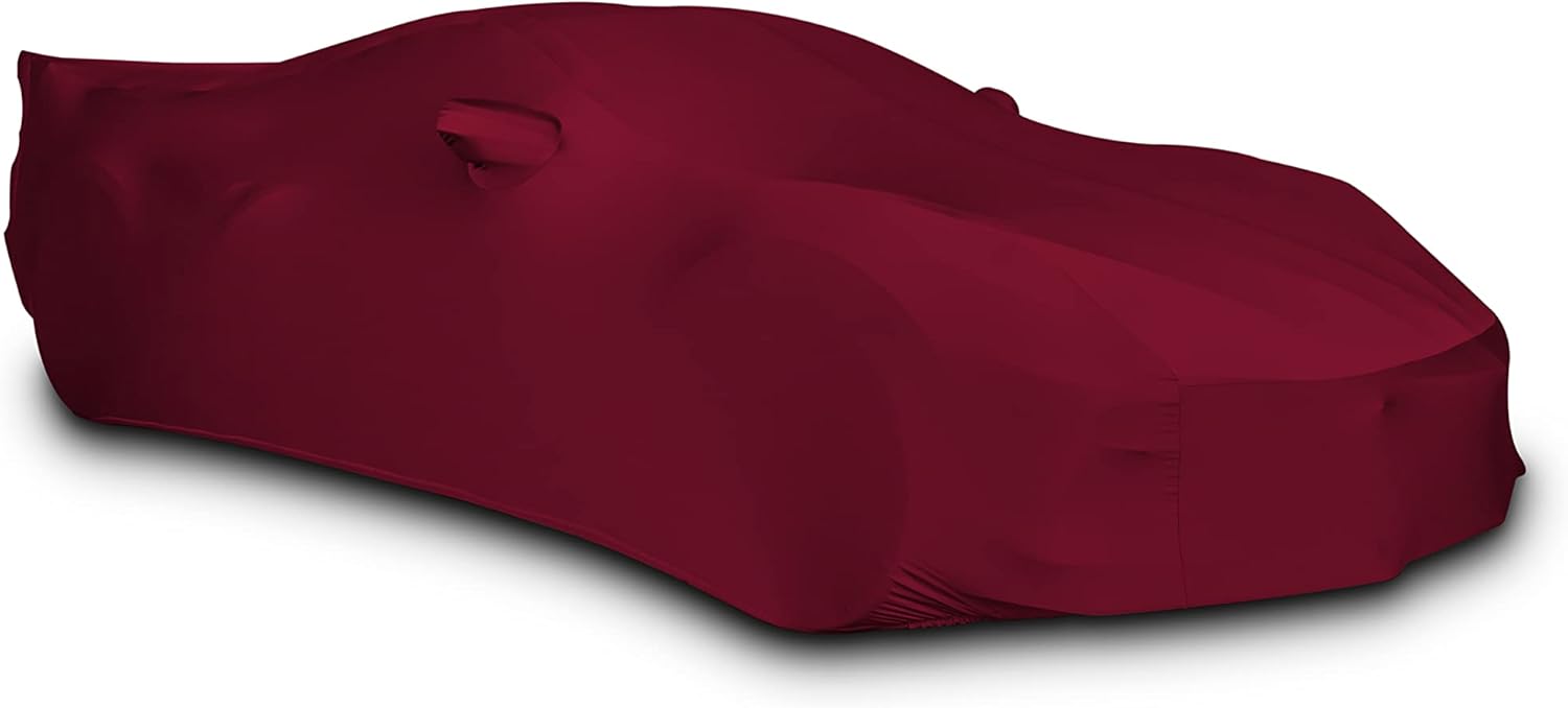 2020-2022 C8 Corvette Stingray Ultraguard Stretch Satin Indoor Car Cover - The Ultimate HIGH END Custom FIT (Black)