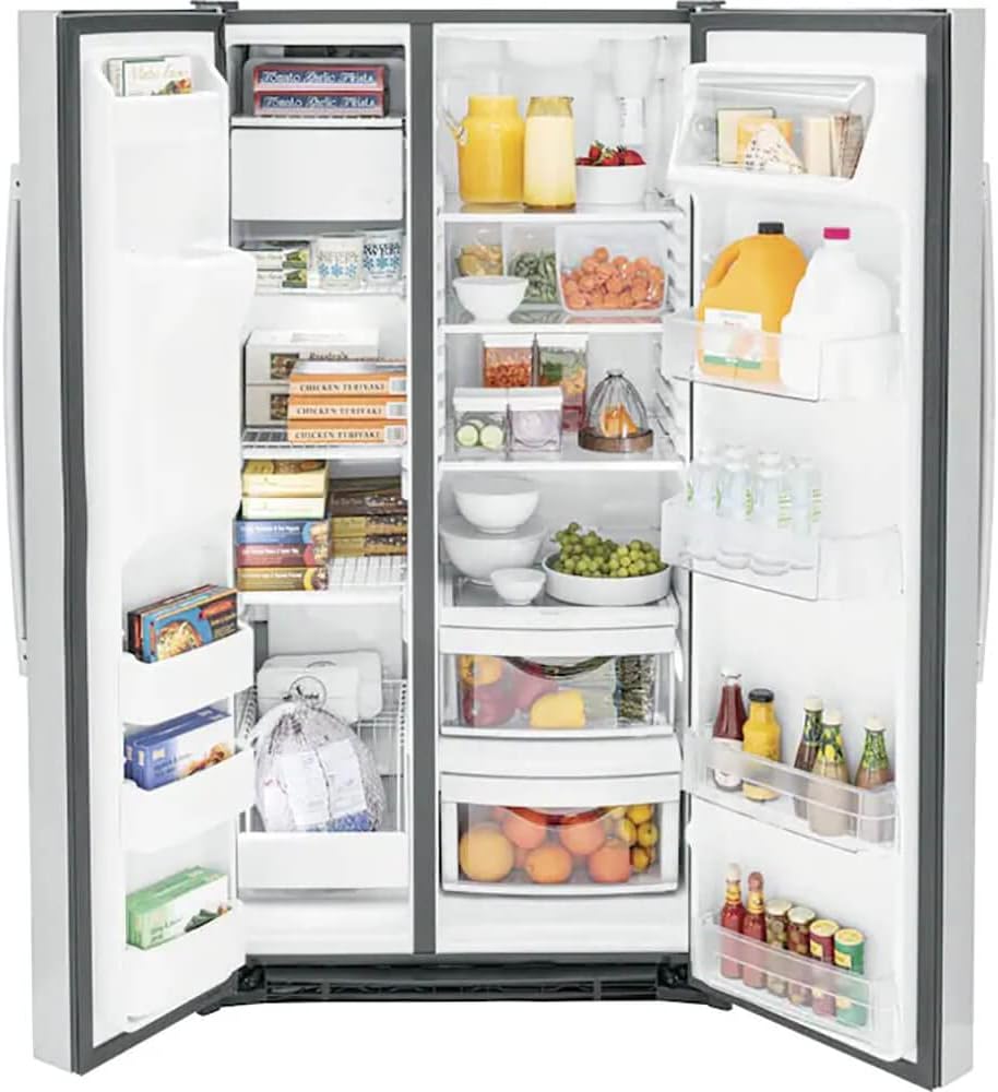 GE® 25.3 Cu. Ft. Side-By-Side Refrigerator