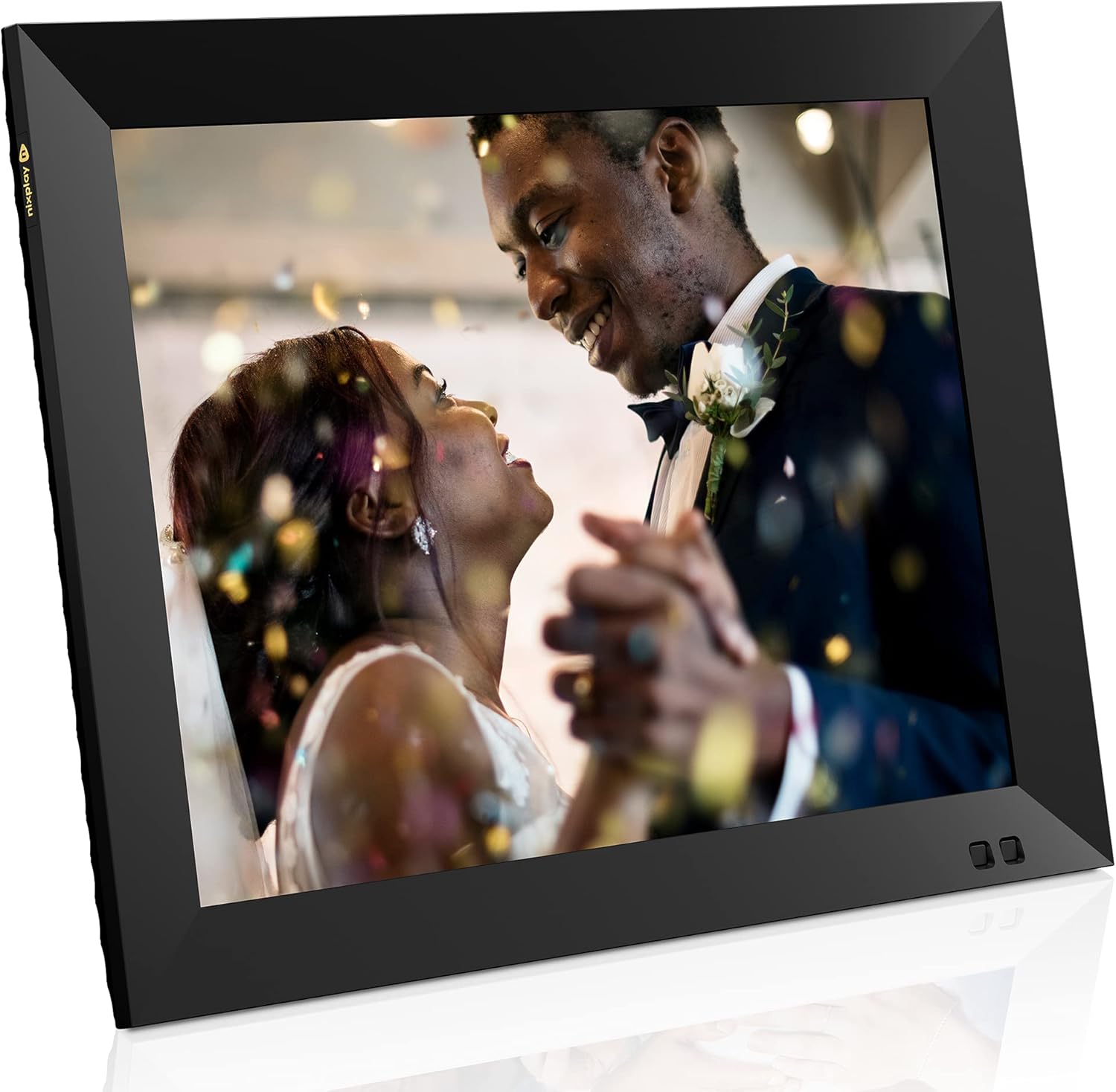 Nixplay 15.6 inch Smart Digital Photo Frame with WiFi (W15C) - Black - Share Photos and Videos Instantly via Email or App