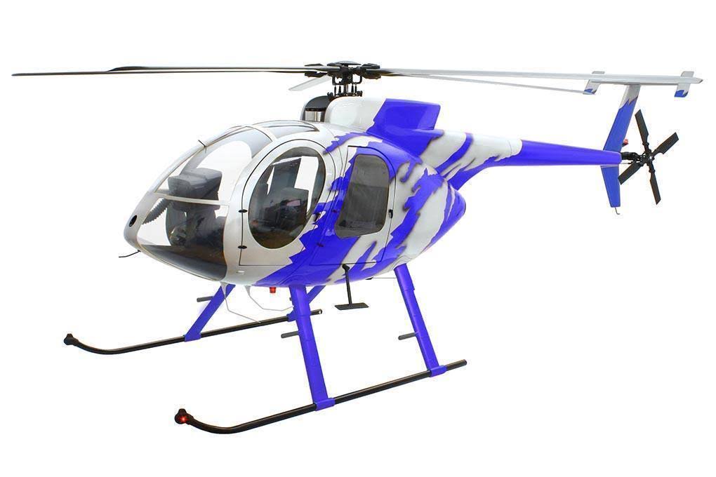Roban MD-500E G-Jive Blue 700 Size Helicopter Scale Conversion Kit RBN-KF500GJB7