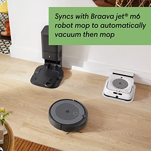 iRobot Roomba i3+ EVO (3550) Self-Emptying Robot Vacuum – Now Clean by Room with Smart Mapping, Empties Itself for Up to 60 Days, Works with Alexa, Ideal for Pet Hair, Carpets​, Roomba i3+