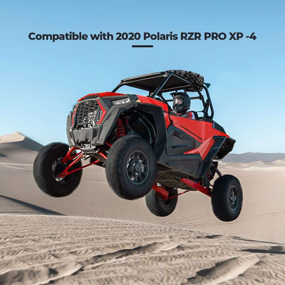 kemimoto RZR PRO XP Spare Tire Carrier, Heavy Duty Spare Tire Mount Holder Rack Compatible with 2020 2021 2022 Polaris RZR PRO XP / 4