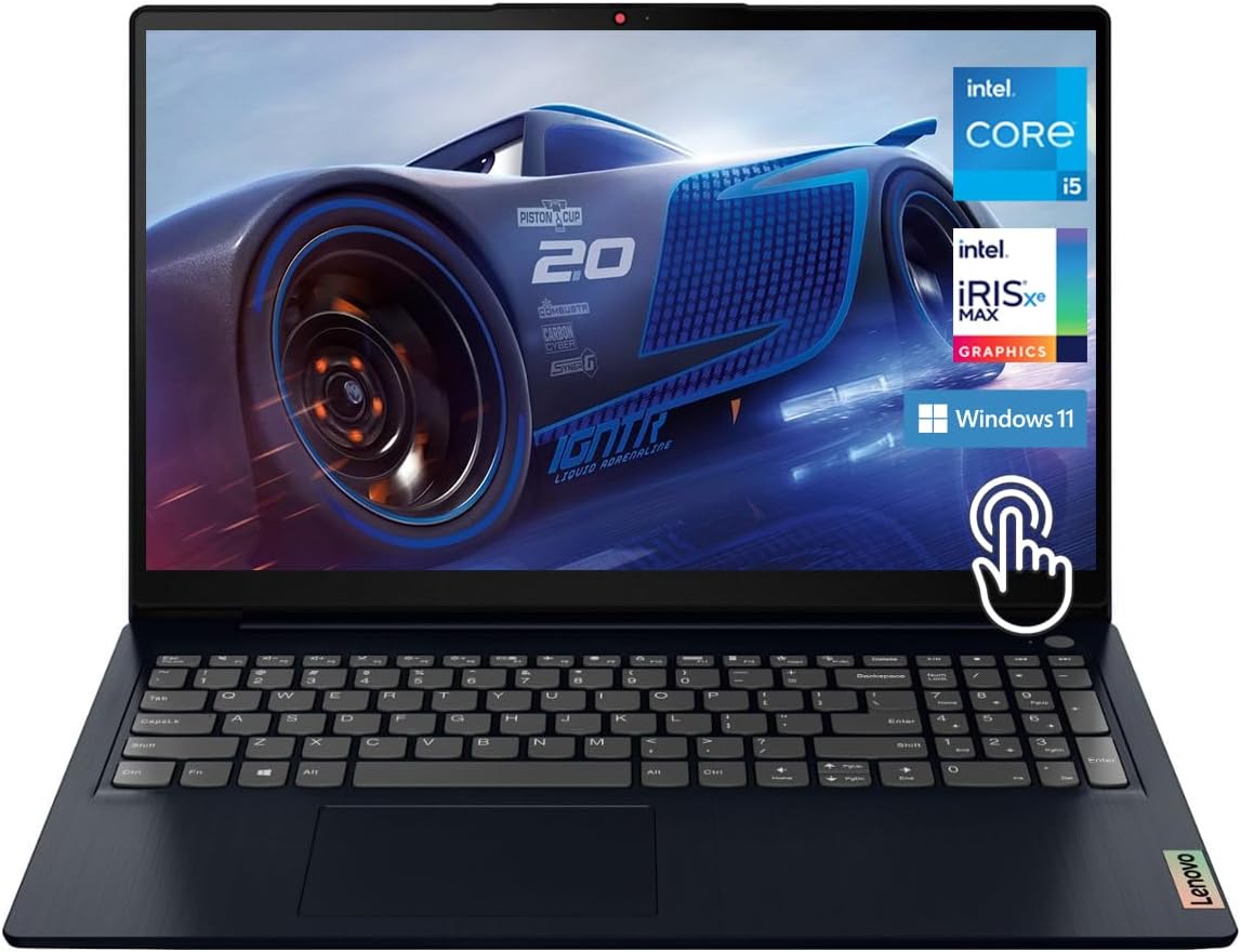 Lenovo 2023 IdeaPad 3i - Business & Home Laptop - 40GB Memory - Intel Core i3-1155G7 11th Gen - 2TB Storage - 15.6" FHD Touchscreen Display - Windows 11 - Abyss Blue - W/GaLiMu