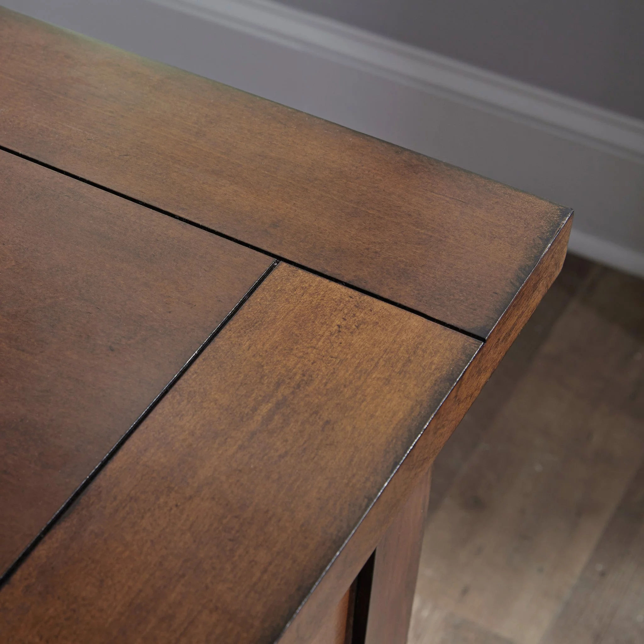 Homestyles Tahoe Wood Writing Desk in Brown