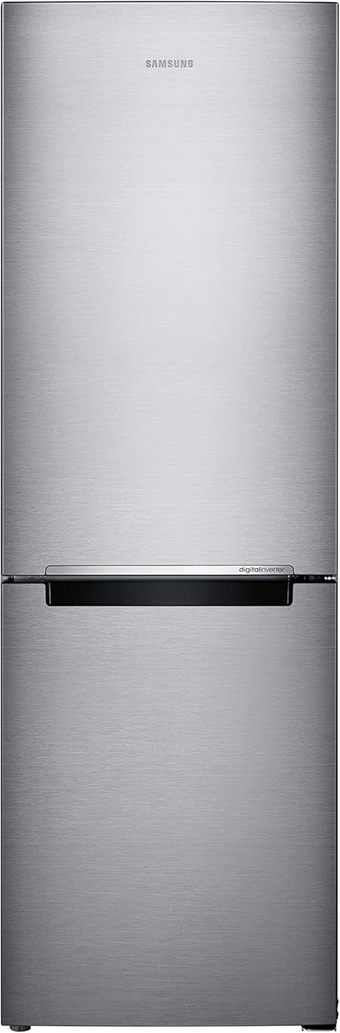 SAMSUNG 11.3 Cu Ft 24" Bottom Freezer Refrigerator, Slim Width for Small Spaces, Even Cooling, LED Lighting, Slide Shelf, RB10FSR4ESR/AA, Fingerprint Resistant Stainless Steel
