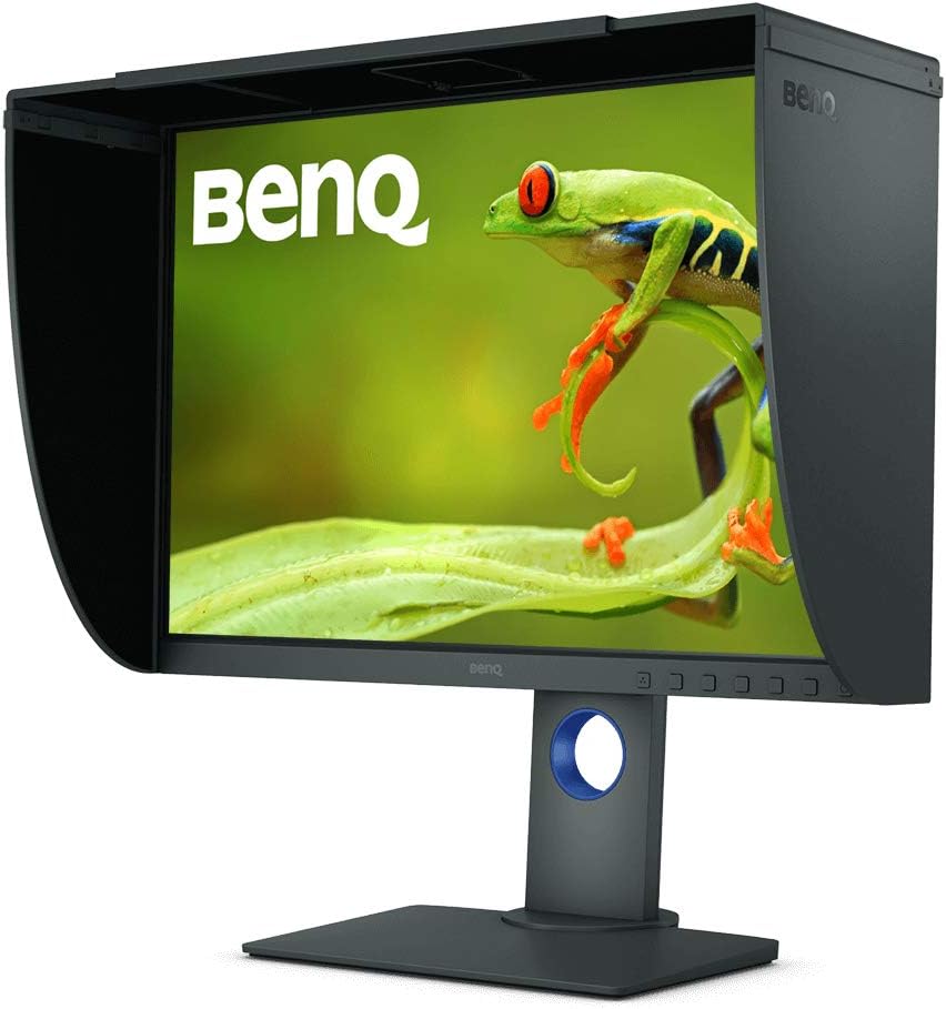 BenQ SW270C PhotoVue 27 Inch QHD 1440P IPS Photo Editing Monitor | HDR, 99% Adobe RGB, sRGB, REC 709 | AQcolor Technology for Accurate Reproduction, Black