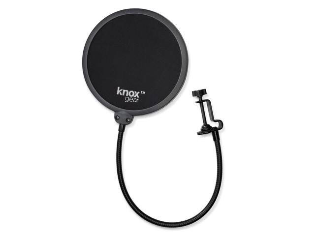 Blue Yeti Slate USB Mic with Knox Gear USB Hub and Knox Pop Filter
