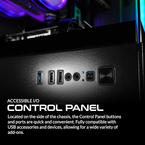 SAAV X1 Prebuilt Gaming PC Bundle with Monitor 22in, Intel i5 3.4GHz, 16GB RAM, GEFORCE GTX750 GDDR5, 512GB NVME, WiFi 6, Bluetooth, Win 10, Mouse Keyboard, Gaming PC Setup, PC Gaming Computer Desktop