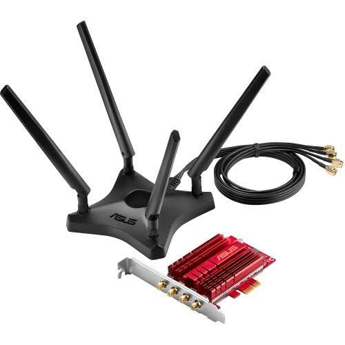Asus PCE-AC88 IEEE 802.11ac - Wi-Fi Adapter for Desktop Computer - PCI Express