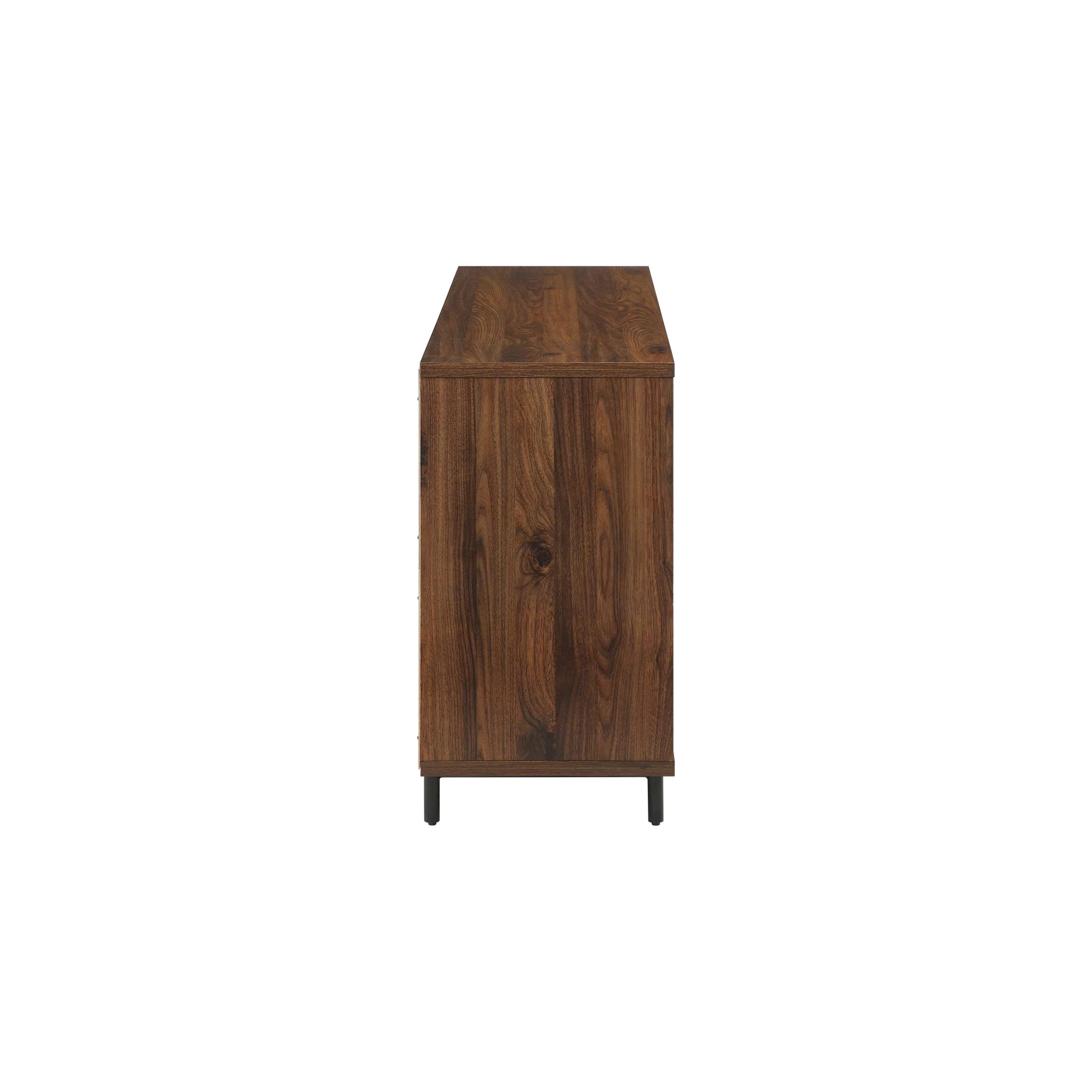 Better Homes & Gardens Wyatt Geo TV Stand for TVs up to 70",  Walnut Finish