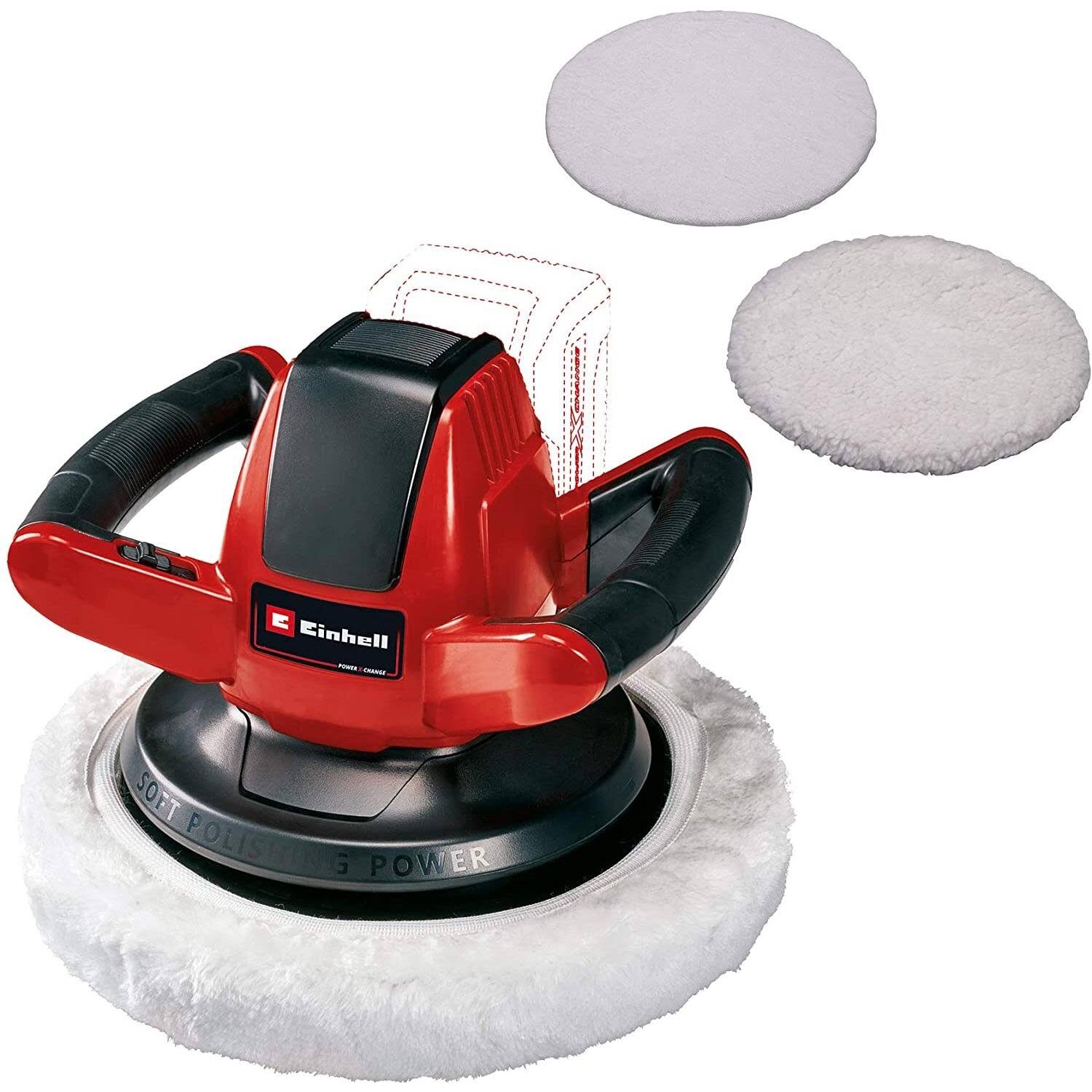 Einhell CE-CB 18/254 Li Solo Power X-Change Cordless Car Buffer/Polisher - Supplied Without Battery u0026 Charger