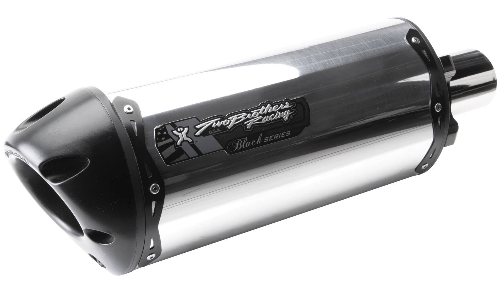 Two Brothers M-2 Black Series Slip-On Exhaust Carbon Fiber Canister