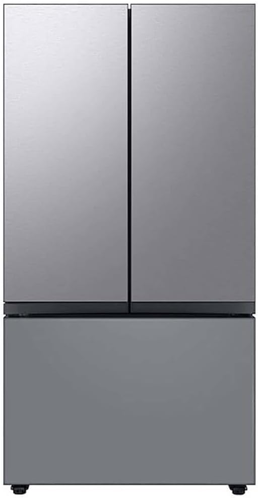 Samsung Bespoke 3-Door French Door Refrigerator Panel - Bottom Panel - Matte Grey Glass