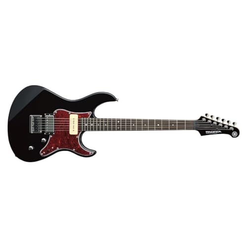 YAMAHA 6 String Solid-Body Electric Guitar, Right, Translucent Black, 612VII (PAC612VIIFM TBL)