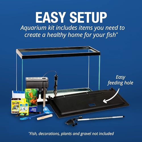 Tetra Complete LED Aquarium 29 Gallons, Includes LED Lighting, Filtration, Heater and Accessories
