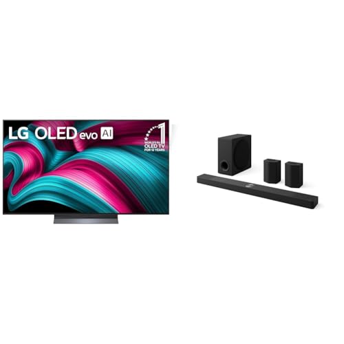 LG 65-Inch Class OLED evo AI 4K C5 Series Smart TV w/Dolby Atmos, Dolby Vision, HDR10, AI Super Upscaling 4K, Filmmaker Mode, Wow Orchestra, Alexa Built-in (OLED65C5PUA, 2025)