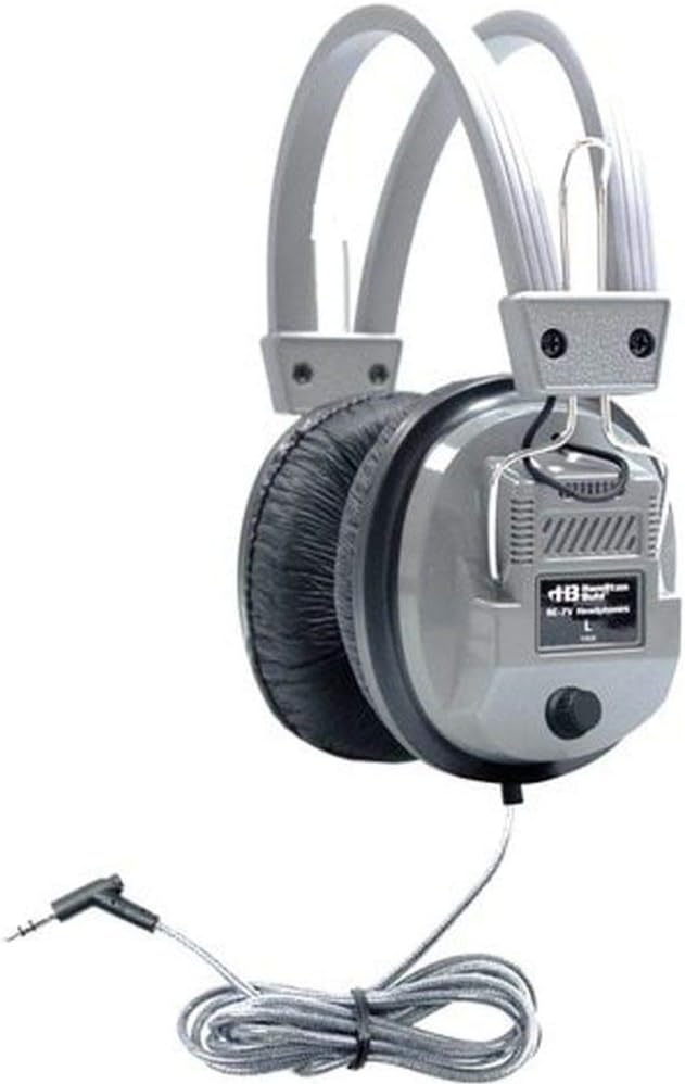 Hamilton Buhl 6 Person Listening Center with Bluetooth Cassette/CD/FM Boombox and Deluxe Over-Ear Headphones