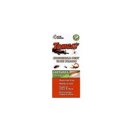 Tomcat 4524218 Board Glue Pest House Hold 4pk, Size: 4 in