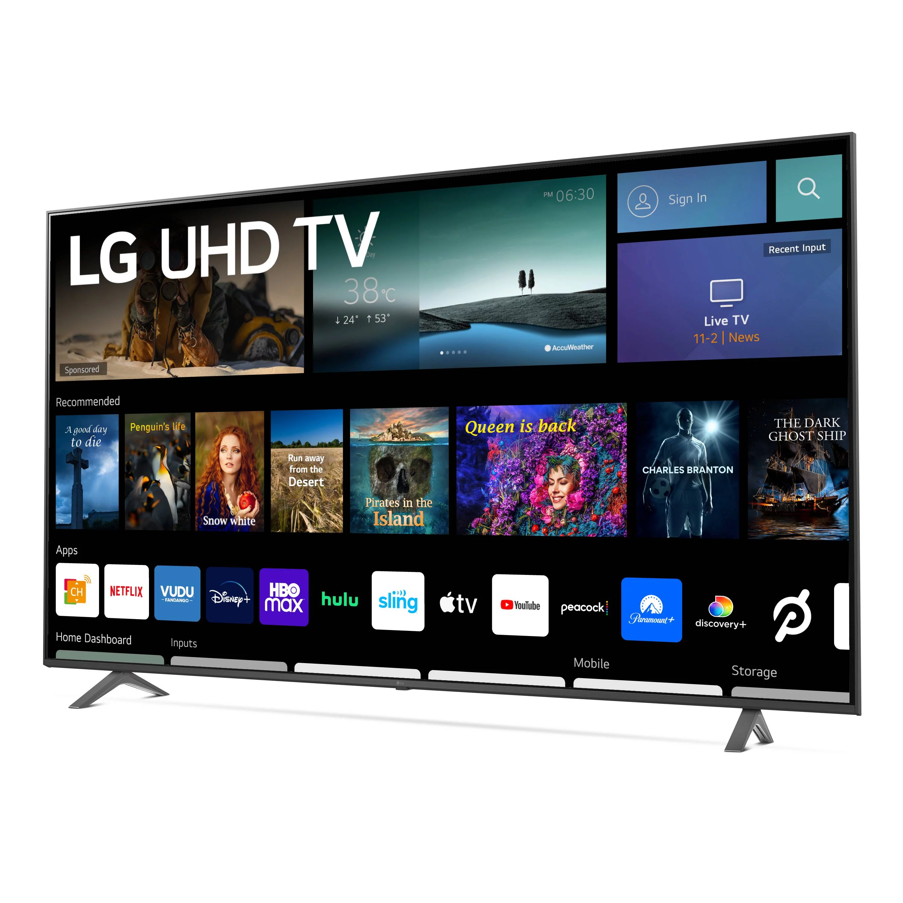 LG 75" Class 4K UHD 2160P webOS Smart TV - 75UQ7070ZUD
