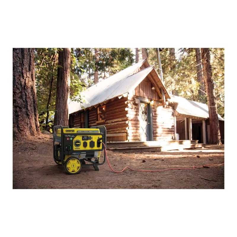 Champion Power Equipment 4450W/3550W RV-Ready Dual-Fuel Portable Generator with CO Shield