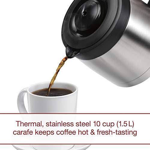Wolf Gourmet Automatic Drip 10-Cup Coffee Maker - Black