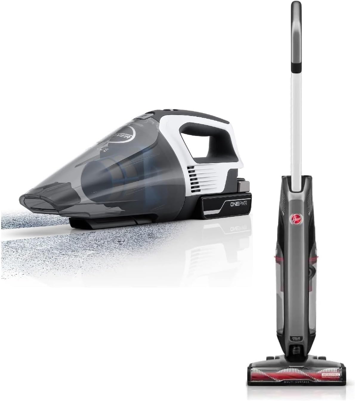 Hoover ONEPWR Evolve Pet Plus+ Cordless Upright Vacuum Cleaner, Red