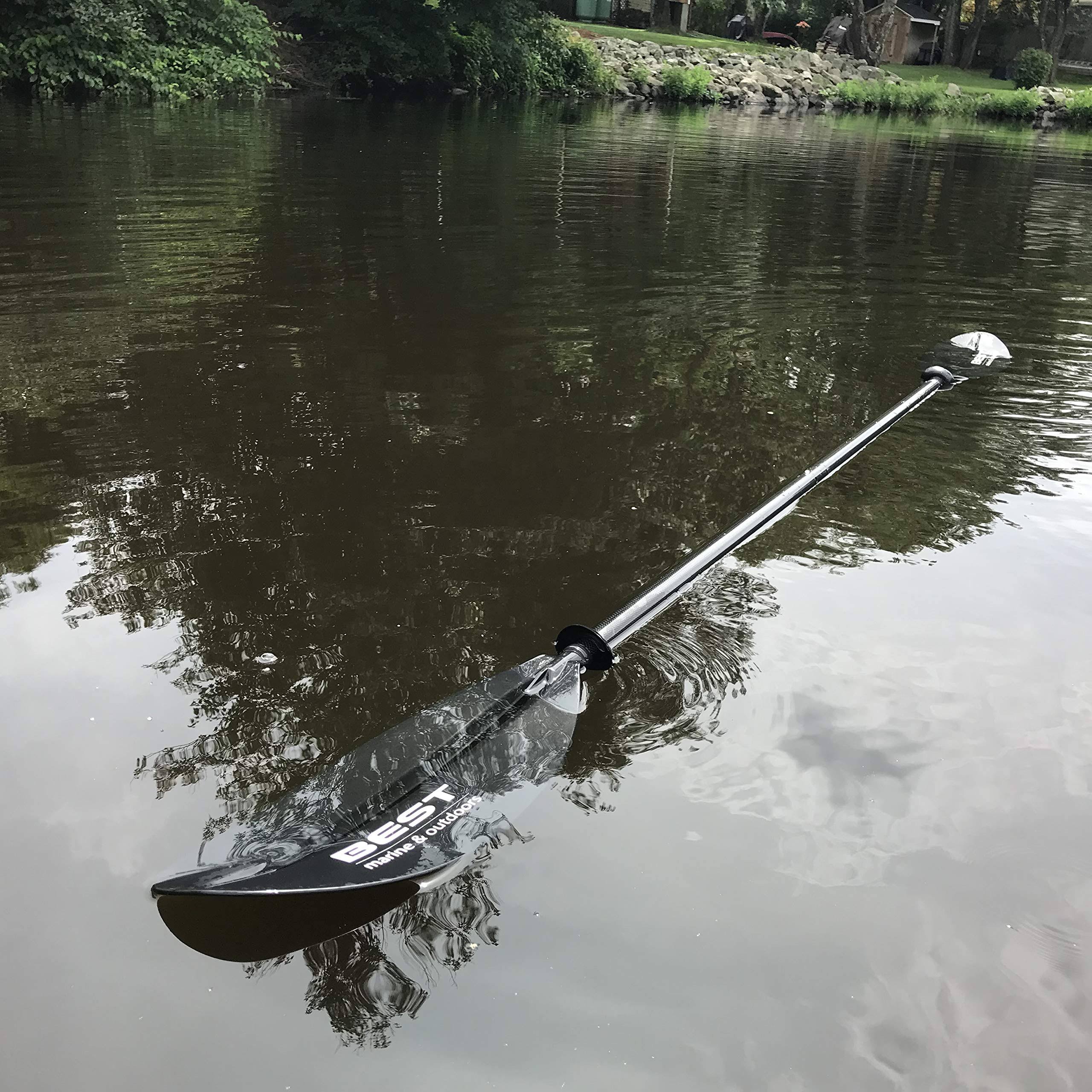 Best Kayak Paddle | Carbon Fiber Shaft + Reinforced Fiberglass Blades | Lightwei